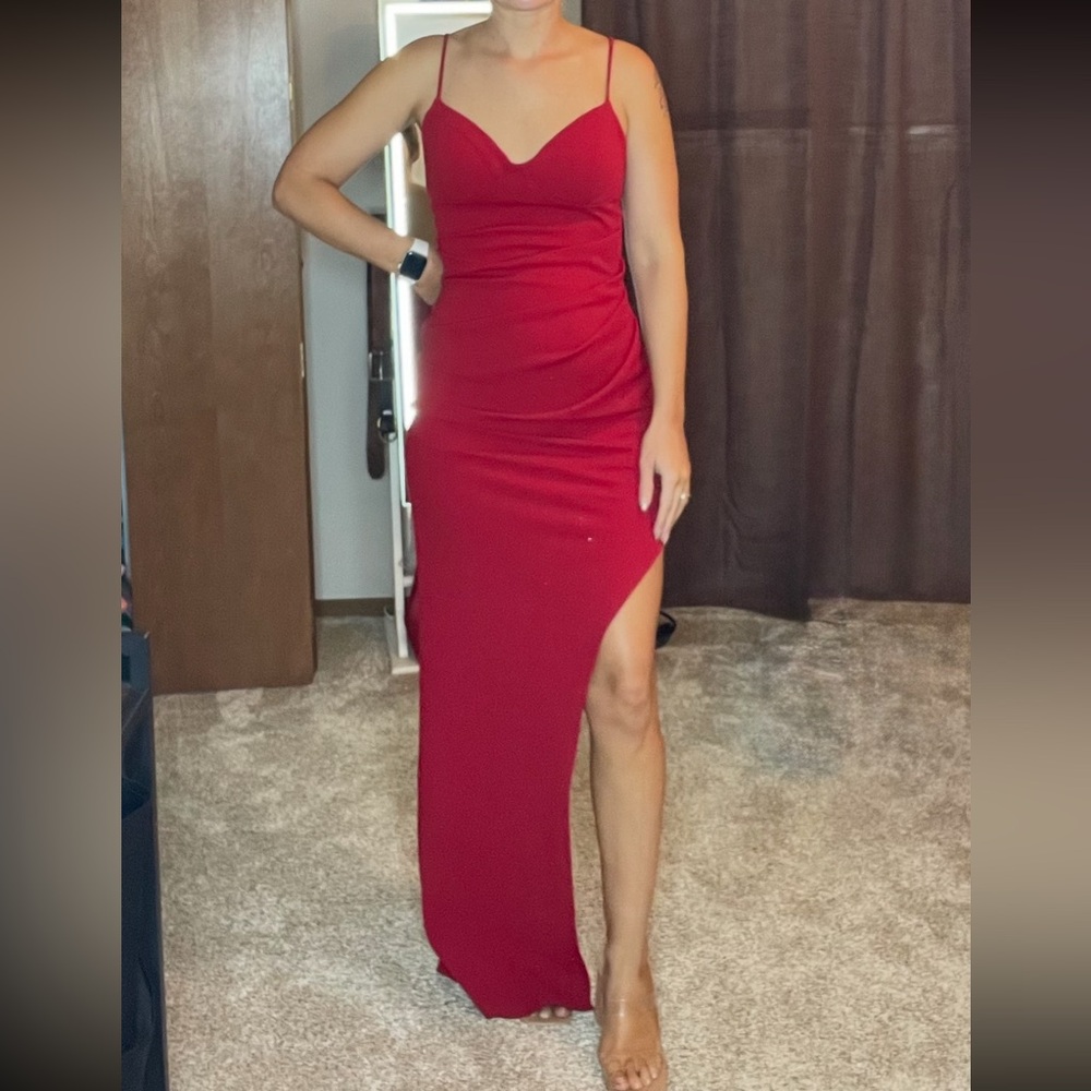 Lovely Day Elegant Red Women's Dress